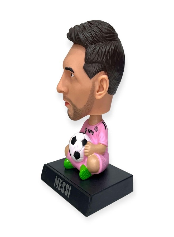 AUGEN Messi D Action Figure Limited Edition Bobblehead with Mobile Holder for Car Dashboard, Office Desk & Study Table (Pack of 1) - Image 2